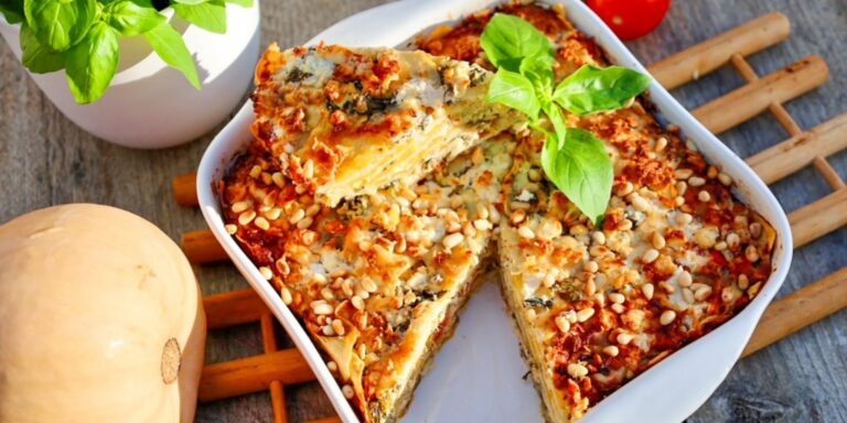 Món ăn cho runner – Lasagna bí ngô với phô mai
